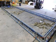 *Blue Aluminium Lighting Support Rack