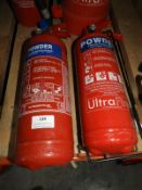 *Two Dry Powder Fire Extinguishers