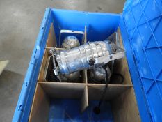*Crate Containing 5 Polished Aluminium PAR30 Lamps