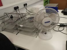 *Various Filing Equipment plus Fan, Calculator and Adapter