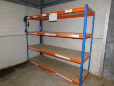 *Four Pallets of Medium Duty Blue & Orange Racking