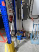 *Assorted Mops Buckets and Shovels