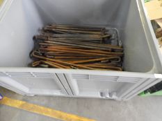 *Box Containing Steel Marquee Stakes
