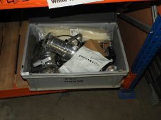 *Box Containing PAR30 Polished Aluminium Lights , Tie Wraps, etc.