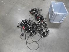 *Five Lengths of Festoon Lighting with Unbreakable LED Bulbs