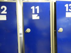 *Grey & Blue Two Tier Locker