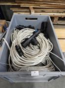 *Box Containing Ten 16A Power Leads with Plus, Sockets, and Junction Boxes