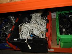 *Box Containing Assorted LED Fairy Lights, Wire Zip Ties, etc.