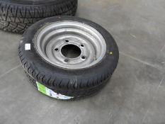 Trailer Spare Wheel with 195/50R13C Tyre on Five Stud Steel Rim (New)