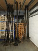 *Four Shepherds Crook Festoon Lighting Supports