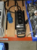 *32A Four Way Splitter Box with RCD Protection