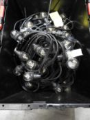 *Crate Containing 4x10m of Festoon Lighting with Clear LED Bulbs