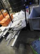 *3x3m Clear Span Roder Marquee with Roof, Gable Ends, Side Walls, Gutter and Infills