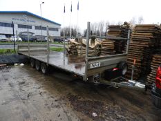 *Tailor Trailers Limited Tri-Axle Flatbed Trailer 20ft x 7'2