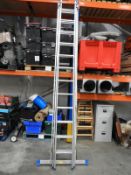 *Zargs NS-Insta 650 Triple Extending Aluminium Ladder