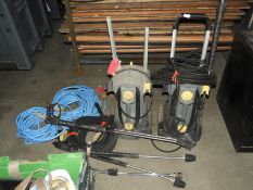 *Two Karcher Pressure Washers and Attachments