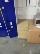 *Standalone Three Drawer Unit in Light Oak Finish