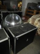 *1m Mirrored Ball with Pinspots and Electric Motor