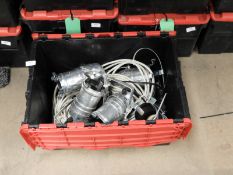 *Five PAR30 Polished Aluminium Spot Lamps with Leads