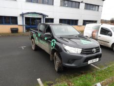 *Toyota Hilux Pick Up with Built in Tachograph Reg: YJ19 YGF, Mileage: 29135