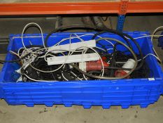 *Box Containing Assorted 3-Phase and Other Cables