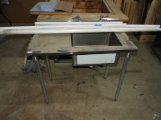 *Stainless Steel Commercial Sink Unit with Left Hand Drainer and Lever Taps