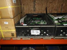 *Box Containing Five Emergency Light Units and Signage