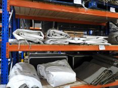 *Two 6m Roof Sections and Gable Ends plus Assorted Walls in White PVC