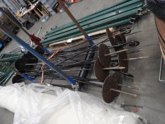 *19 Shepherds Crook Festoon Light Supports