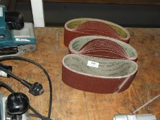 *Three Packs of Sanding Belts