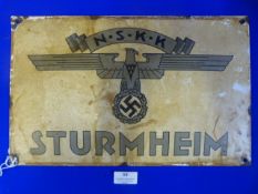 NSKK Enamel Sign 40x25cm