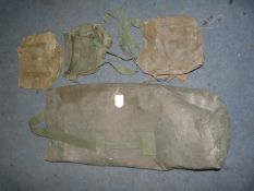 Kit Bag and Assorted Gas Mask/Utility Bags