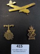 Tree Badges Including Popskis Private Army, and Glider Pilot