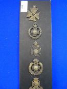 Five Army Cap Badges