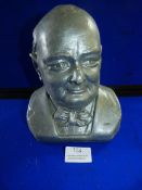 Plaster Desk Ornament of Winston Churchill