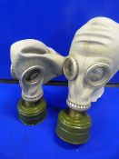 Two Cold War Era Russian Gas Masks