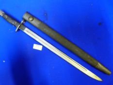 British Lee Enfield Bayonet by Sanderson dated 1907