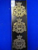 Three Large Cap Badges