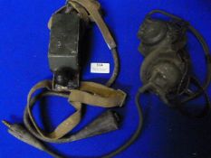 Morse Key No.19 and a Headset