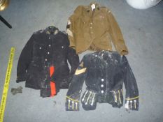 Three Jackets and a Pair of Trousers in Relic Condition