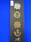 Five Army Cap Badges