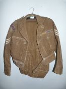 Royal Artillery Sergeant 's Battle Dess and Trousers date 1956 (some damage)