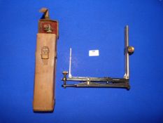 WWII British Mk.6 Sniper Range Finder with Leather Case marked F Ltd