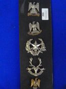 Five Assorted British Cap Badges