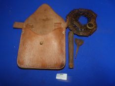 British Folding Engineers' Saw with Leather Case 1944?