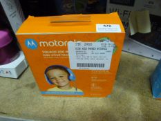*Motorola Child's Headphones