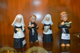 Japanese Nuns and Monks