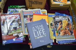 Souvenir Football Programmes plus Shoot Magazines,