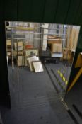Beveled Edged Mirror (damage to one corner)