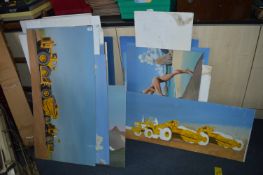 ~50 Prepainted Boards